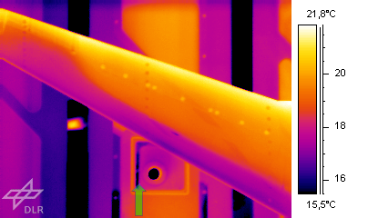 Natural laminar turbulent transition on airfoil